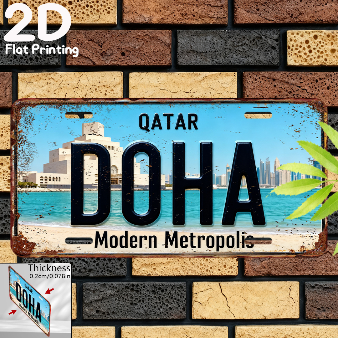 D  Vintage Sign, Decorative Pl - Home Decor Qatar 评论和价格