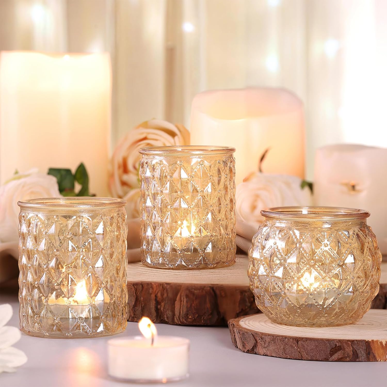 Gold Votive Candle Holders for - Home Decor Free Images 评论和价格