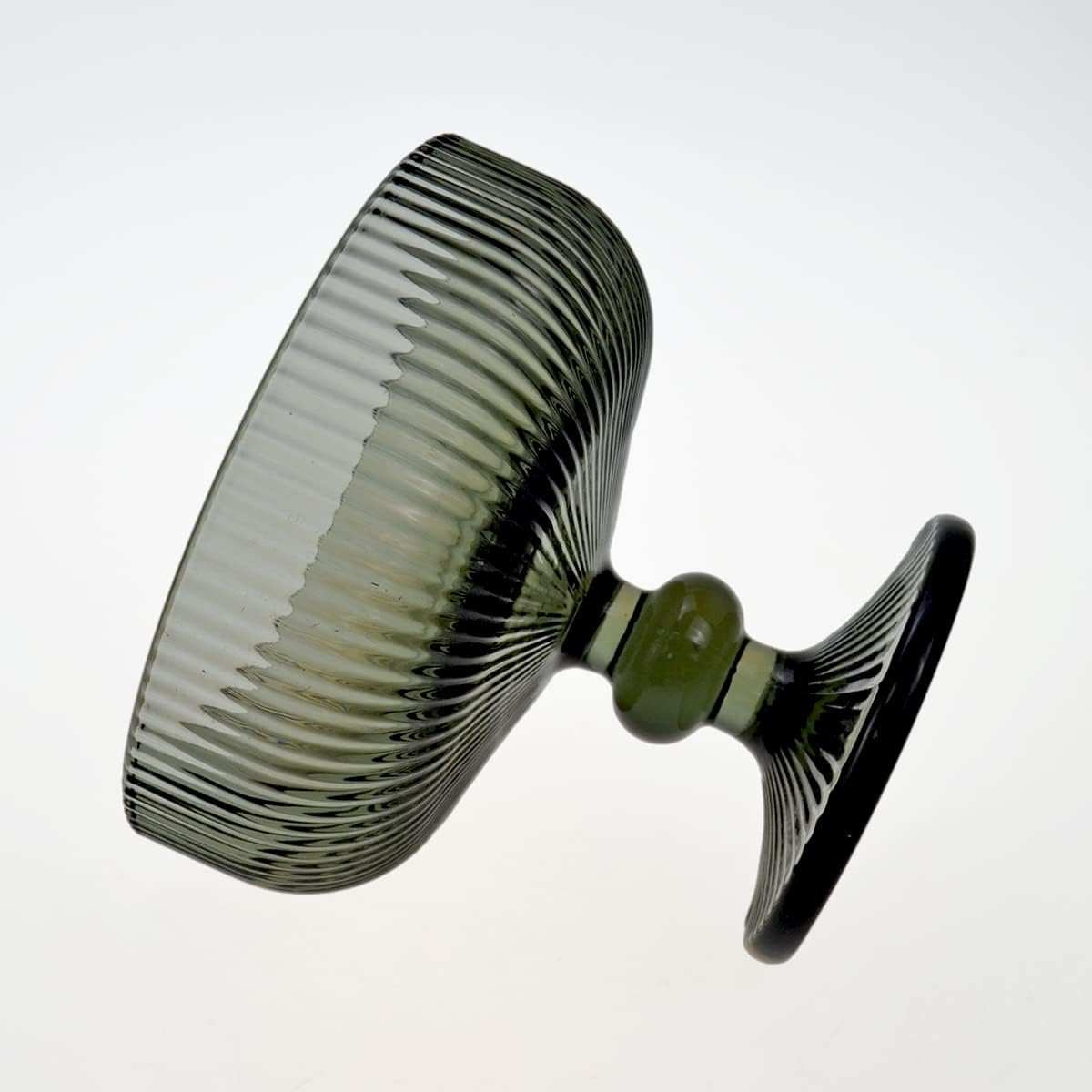 Vintage Ribbed Glass Dessert B - Home Decor Free Images 评论和价格