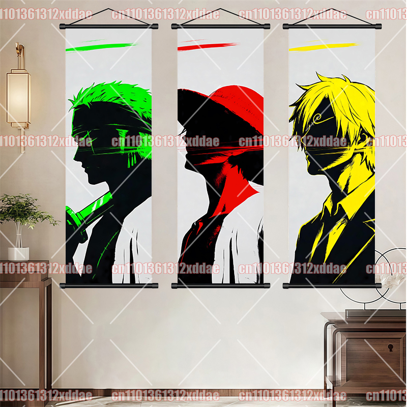 One Piece Scroll Painting HD P - Canvas Painting 评论和价格