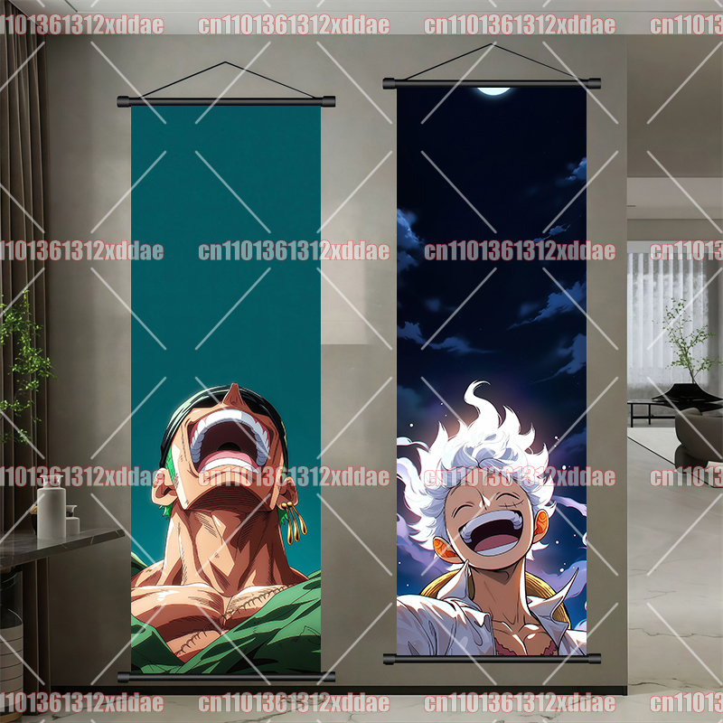 One Piece Scroll Painting HD P - Canvas Painting 评论和价格