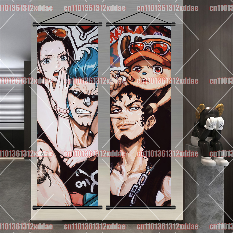 One Piece Scroll Painting Anim - Canvas Painting 评论和价格