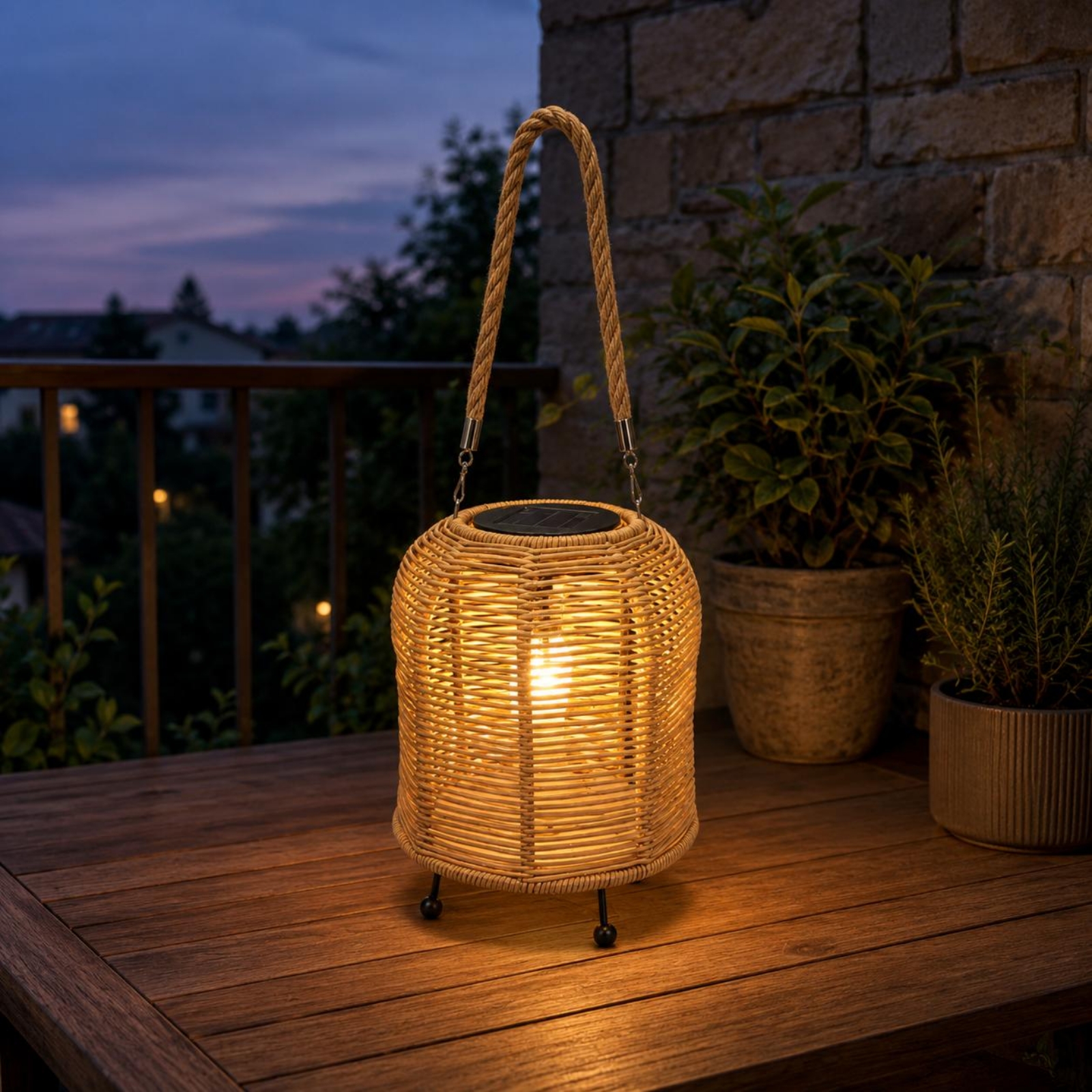 Handwoven Solar Lantern Warm L - Home Decor Light 评论和价格