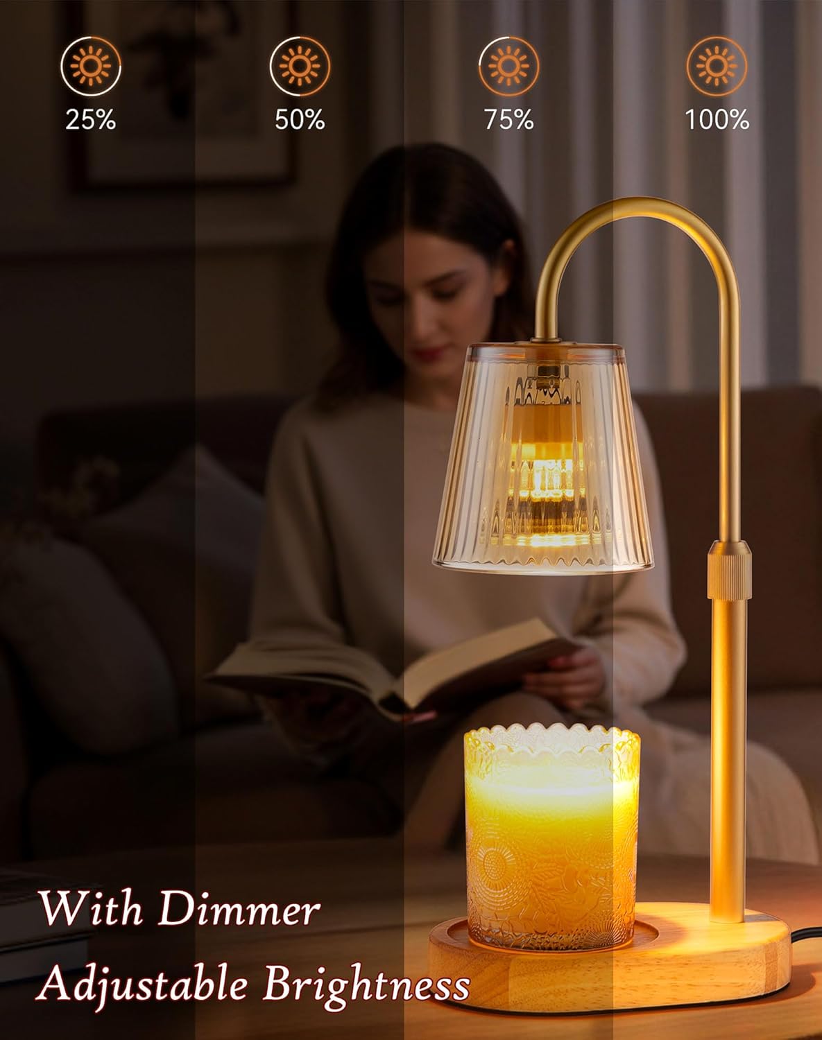 Adjustable Candle Warmer Lamp  - Home Decor Free Images 评论和价格