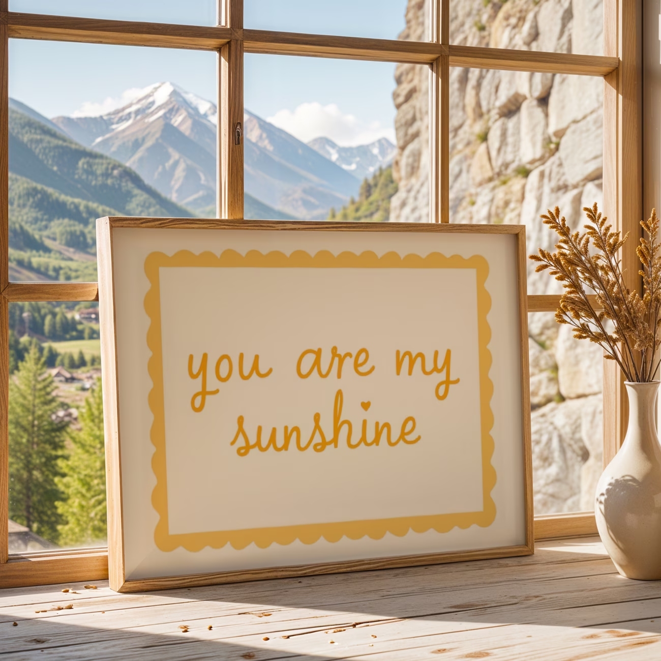 Modern You Are My Sunshine Quo - Home Decor Quotes 评论和价格