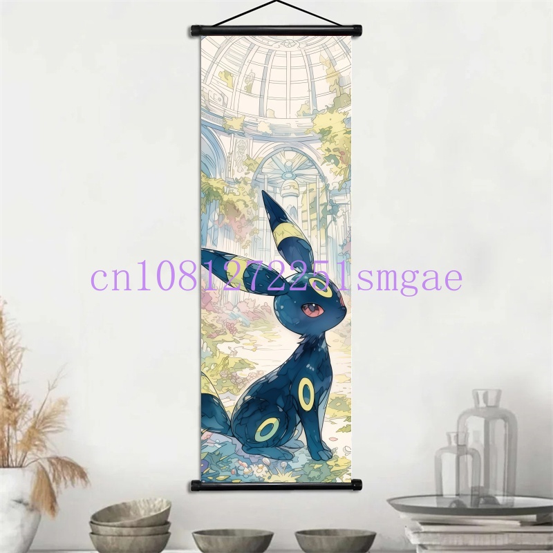 HD Pokémon Anime Scroll Painti - Canvas Painting 评论和价格