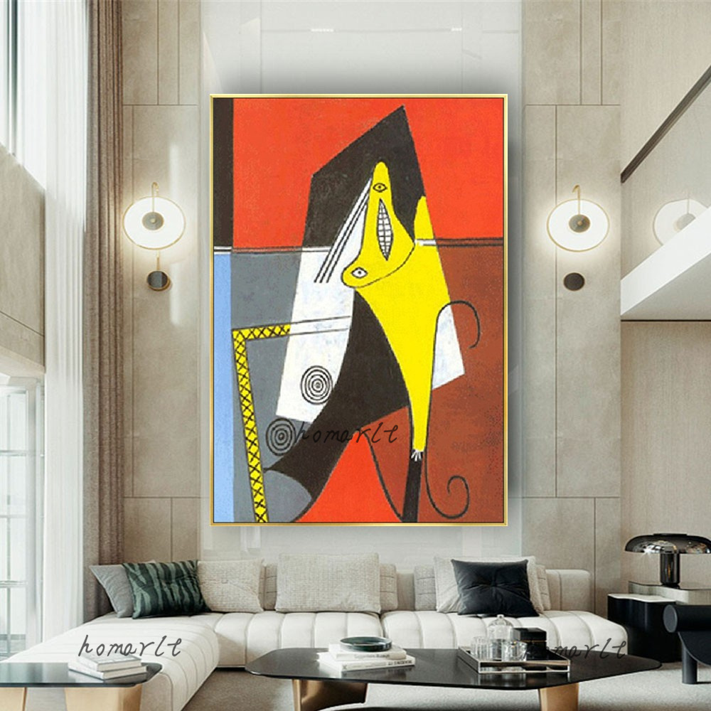 1pc Frameless Canvas Painting  - Home Decor Color Palettes 评论和价格