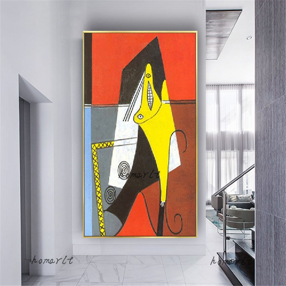 1pc Frameless Canvas Painting  - Home Decor Color Palettes 评论和价格