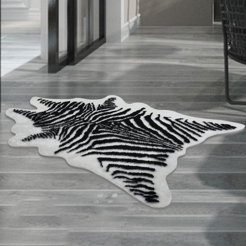Large Size Soft Faux Fur Leath - Cowhide Rug Faux 评论和价格