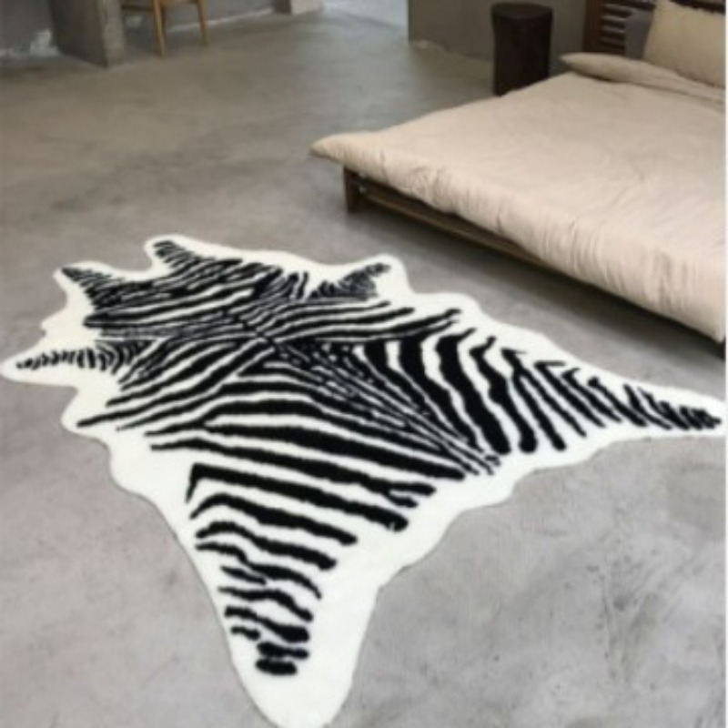 Large Size Soft Faux Fur Leath - Cowhide Rug Faux 评论和价格