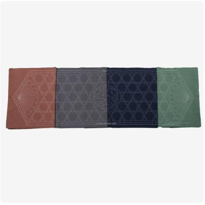 Pre-Printed Sashiko Fabric for - Linen Table Runner 评论和价格