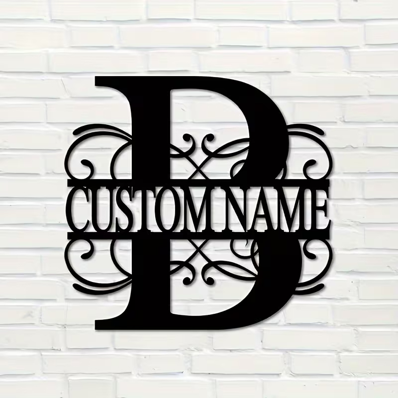 Classic Custom Monogram Metal  - Home Decor Furniture 评论和价格