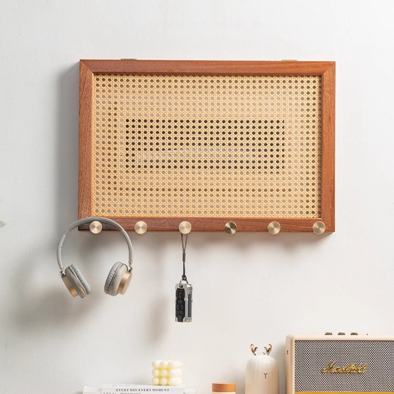 Wood Woven Rattan Electrical B - Home Decor Furniture 评论和价格