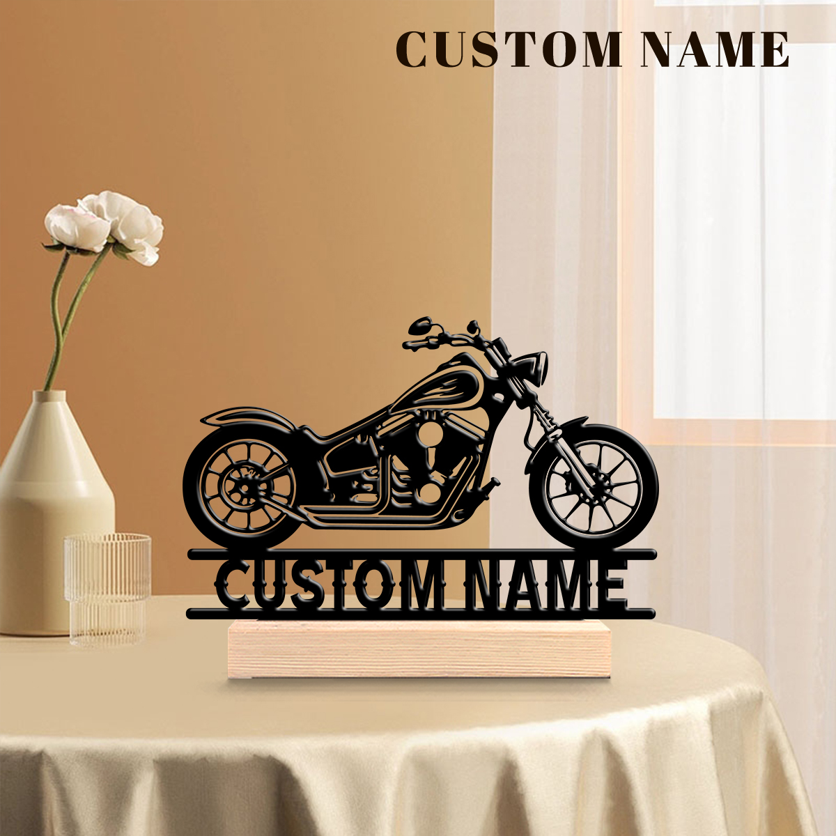 1Pc Csutom Name Road Motorbike - Home Decor Accessories 评论和价格