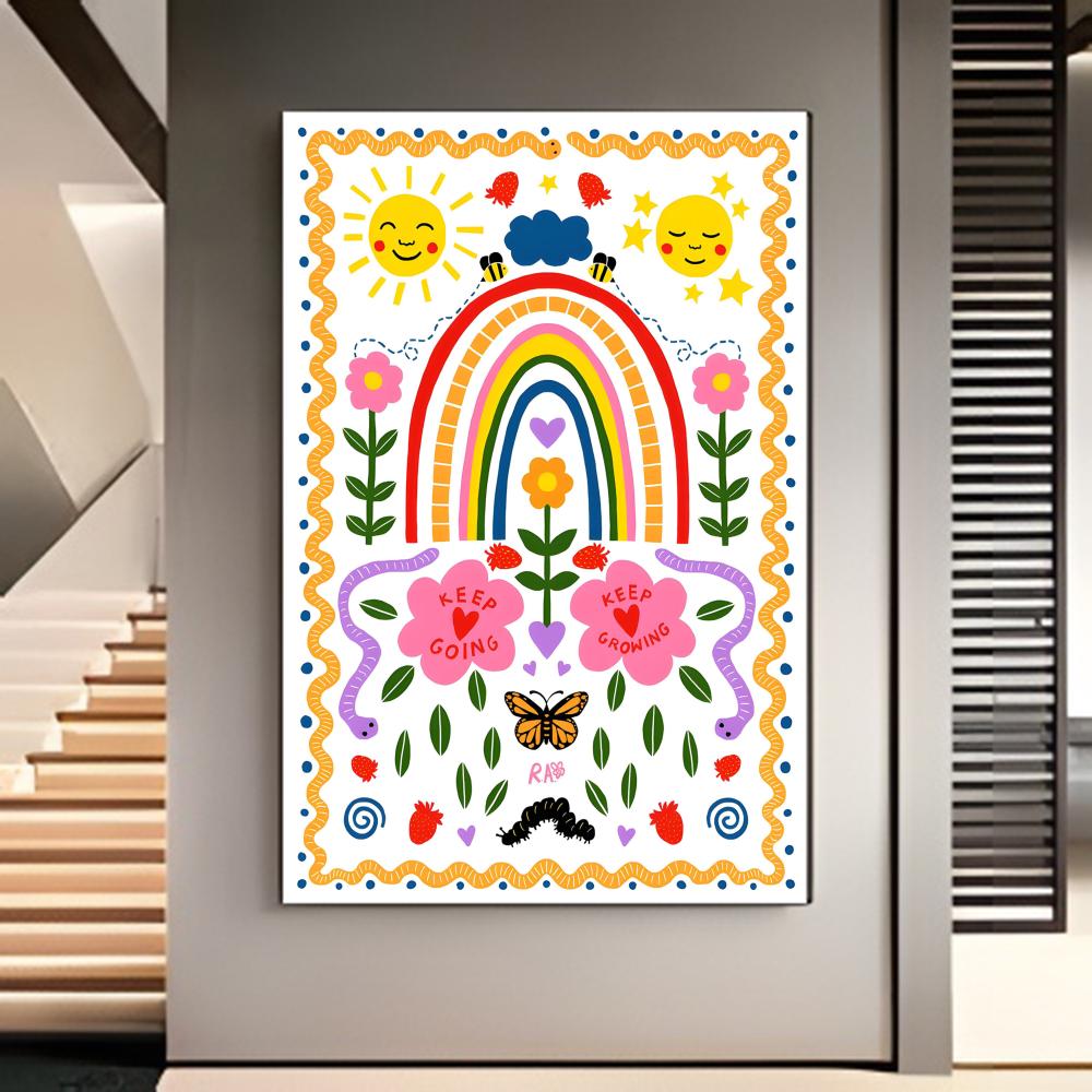Frameless Abstract Feminist Co - Home Decor Quotes 评论和价格