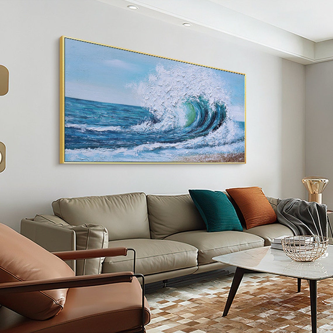Waves Modern  Large Palette Kn - Home Decor Color Palettes 评论和价格