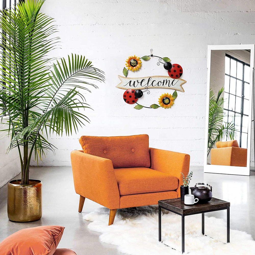 2025 Trend Metal Sunflower Wel - Home Decor Trends 2025 评论和价格