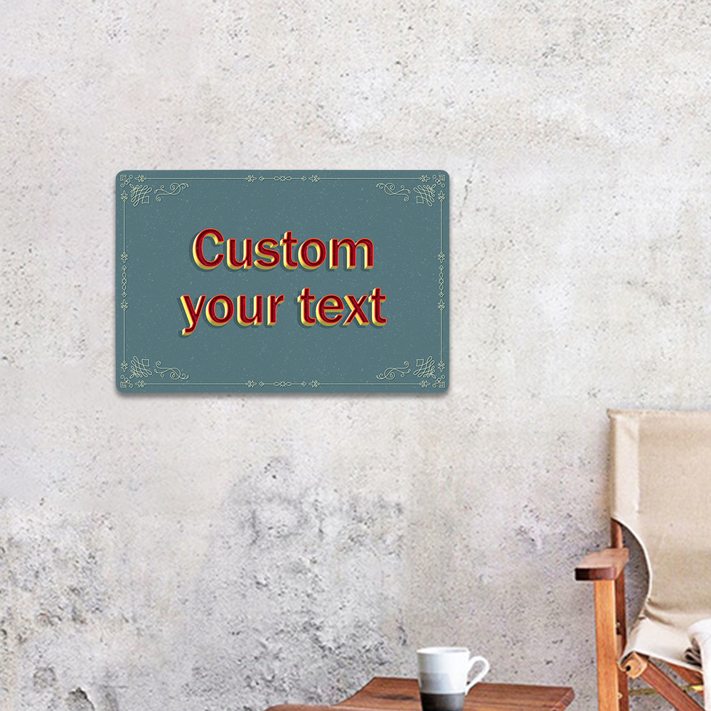 Personalized Faux 3D Text Meta - Home Decor Quotes 评论和价格